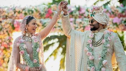 Rakul Preet Singh Jackky Bhagnani Wedding Photos Are Out Check Out Photos  Here Know Facts About Their Wedding - Entertainment News: Amar Ujala - Rakul-jackky  Wedding:रकुल प्रीत बनीं जैकी भगनानी की दुल्हनियां,