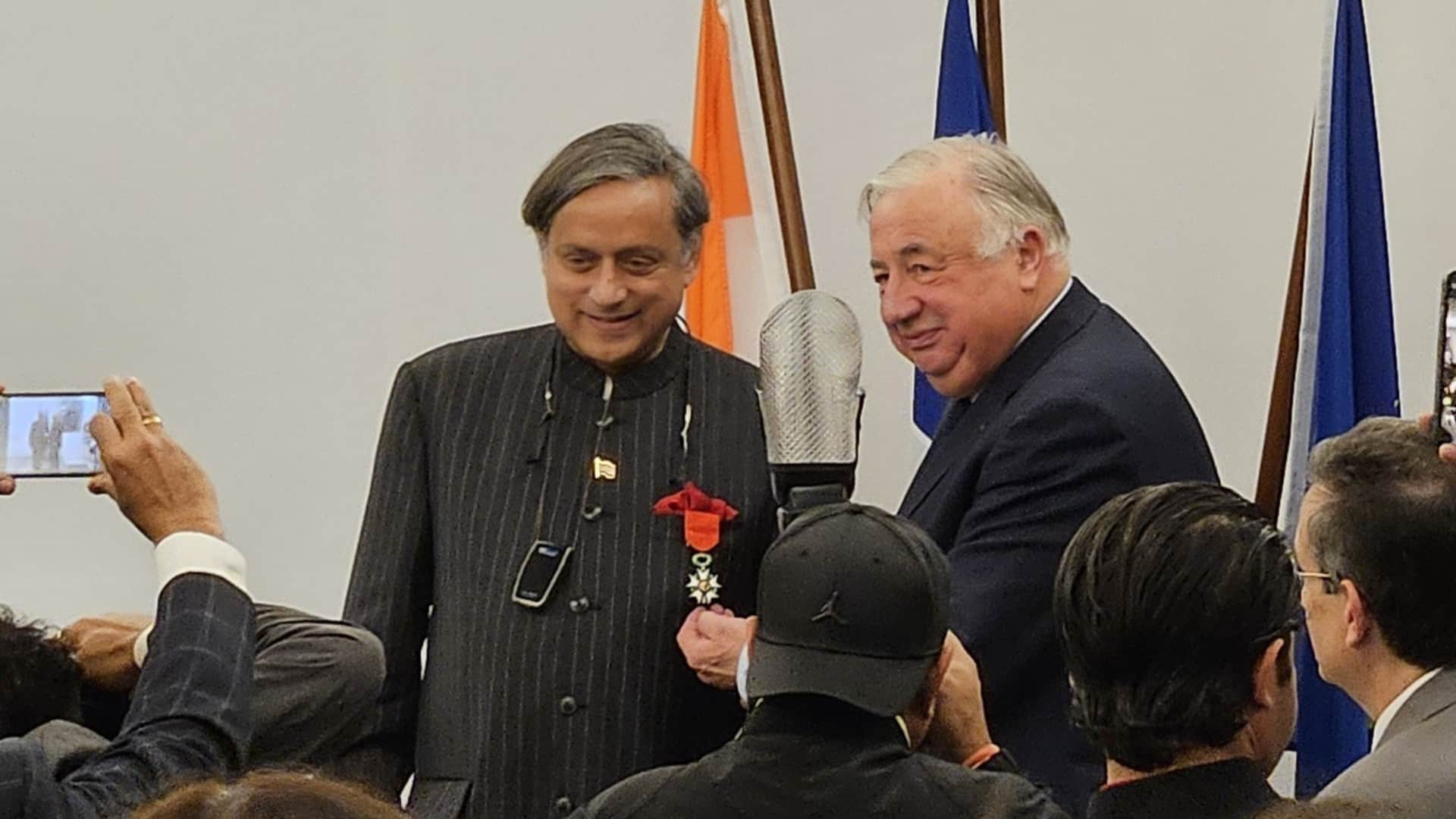 Congress MP Shashi Tharoor France highest civilian honour Knight of the Legion of Honor
