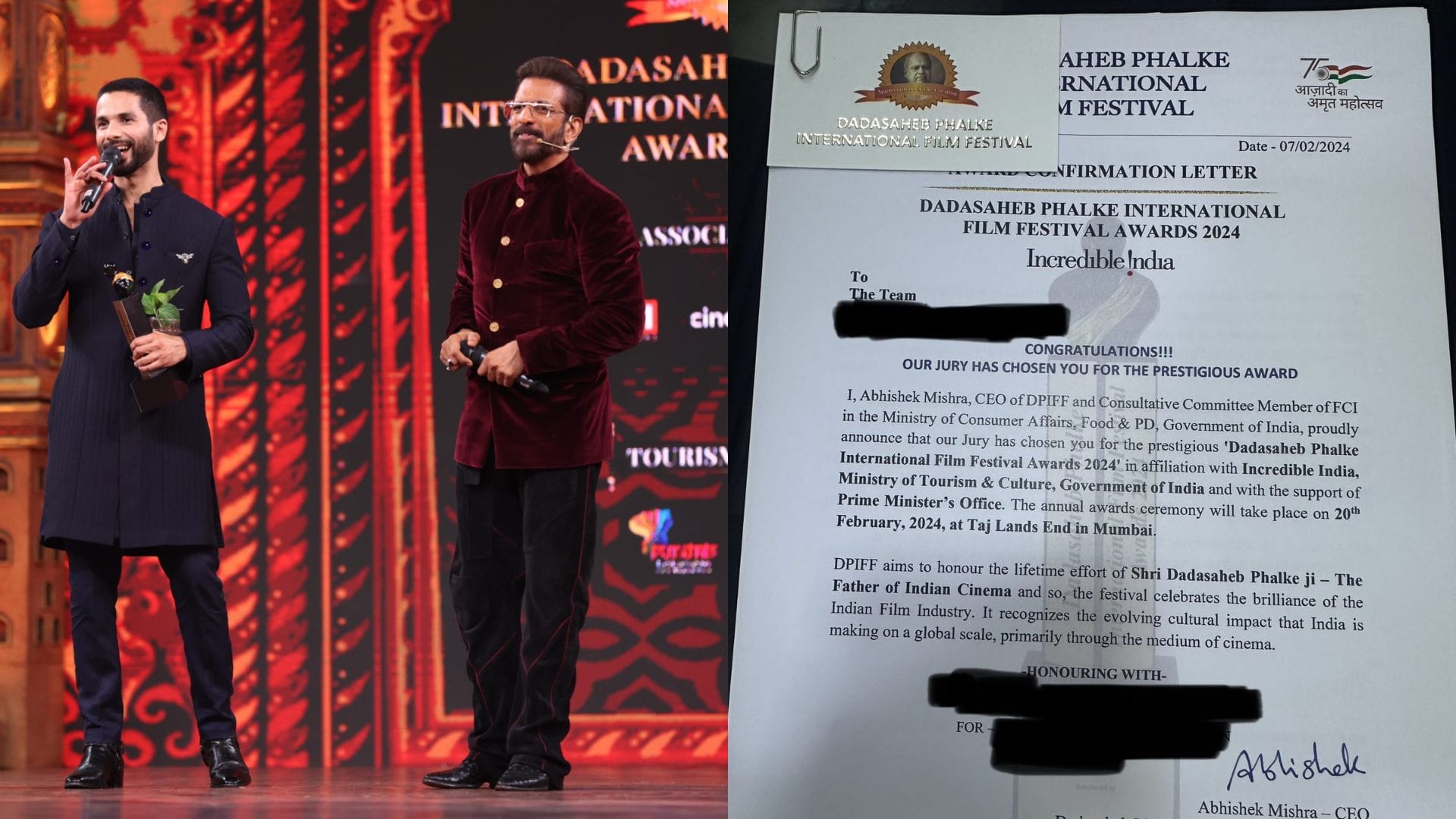 Dada Saheb Phalke International Film Festival Awards 2024 confuses journalists with National Film Awards again