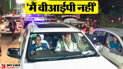 CM Bhajan Lal Sharma convoy stopped red signal in Jaipur Rajasthan CM Convoy Guidelines Update