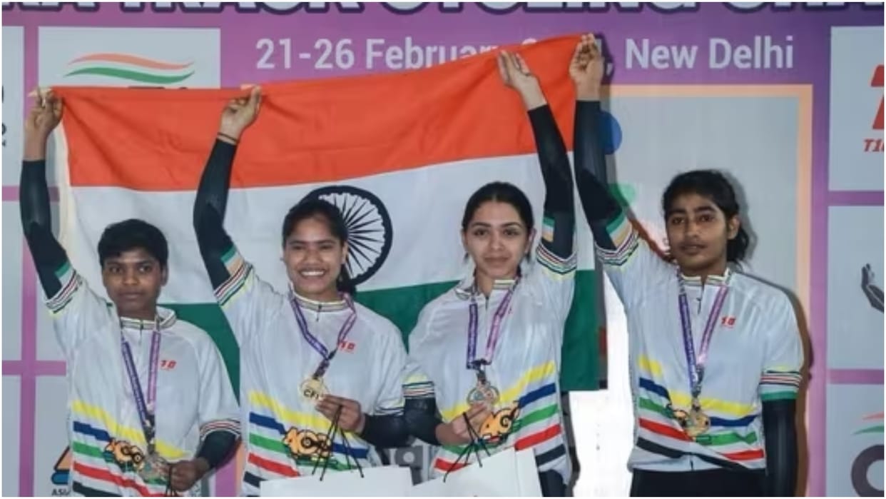 Cycling Championships: Daughters won gold in Asian Junior Cycling, India won four medals on the first day