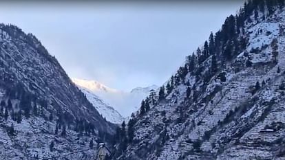 Himachal weather update: avalanche in Jobrang Lahaul, snowstorm remained in the air for eight minutes