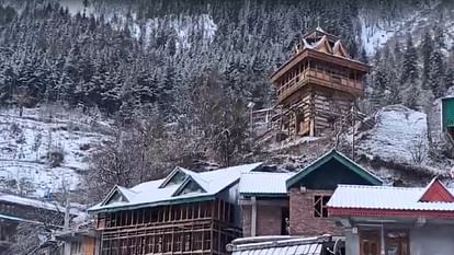 Himachal weather update: avalanche in Jobrang Lahaul, snowstorm remained in the air for eight minutes