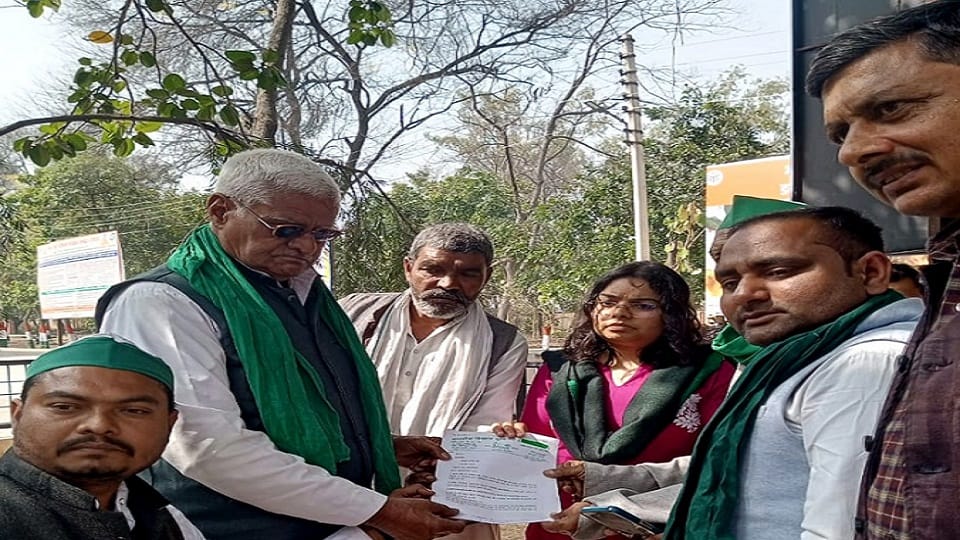 BKU Tikait group submitted memorandum regarding demands