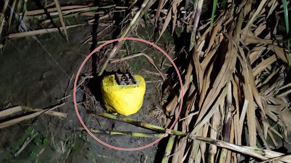 Pakistan drone infiltrated by international border thrown IED in hiranagar kathua jammu