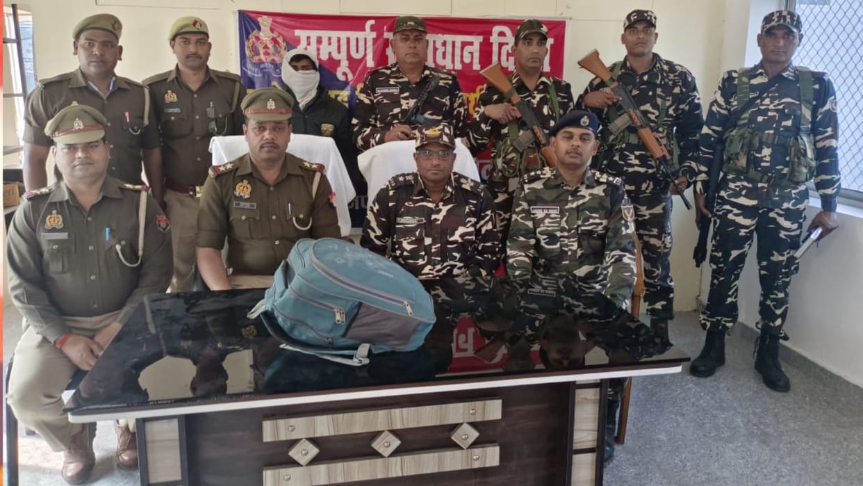 Nine kilos of hashish recovered on India Nepal border, accused arrested in Maharajganj