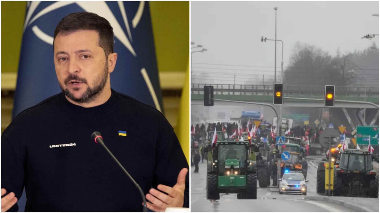 Zelenskyy invites Poland’s leaders to border to resolve farmers’ protests