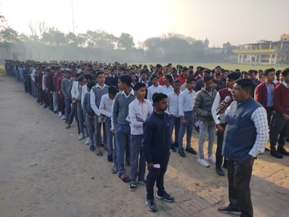 UP Board Exams start with Hindi paper, tight security at center in West UP, CCTV monitoring