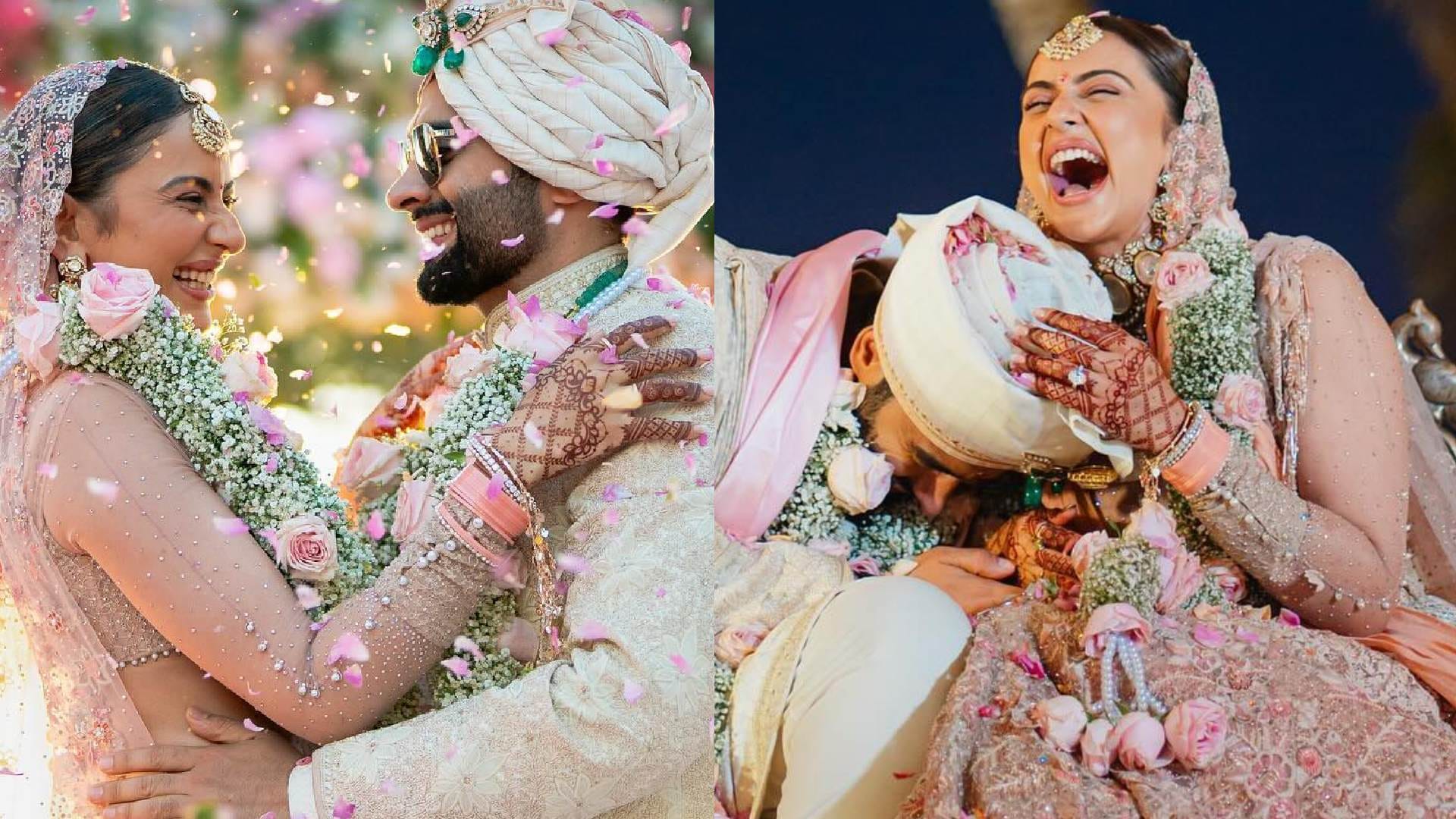 Rakul Jackky Wedding unseen photos bridal look of rakul preet singh