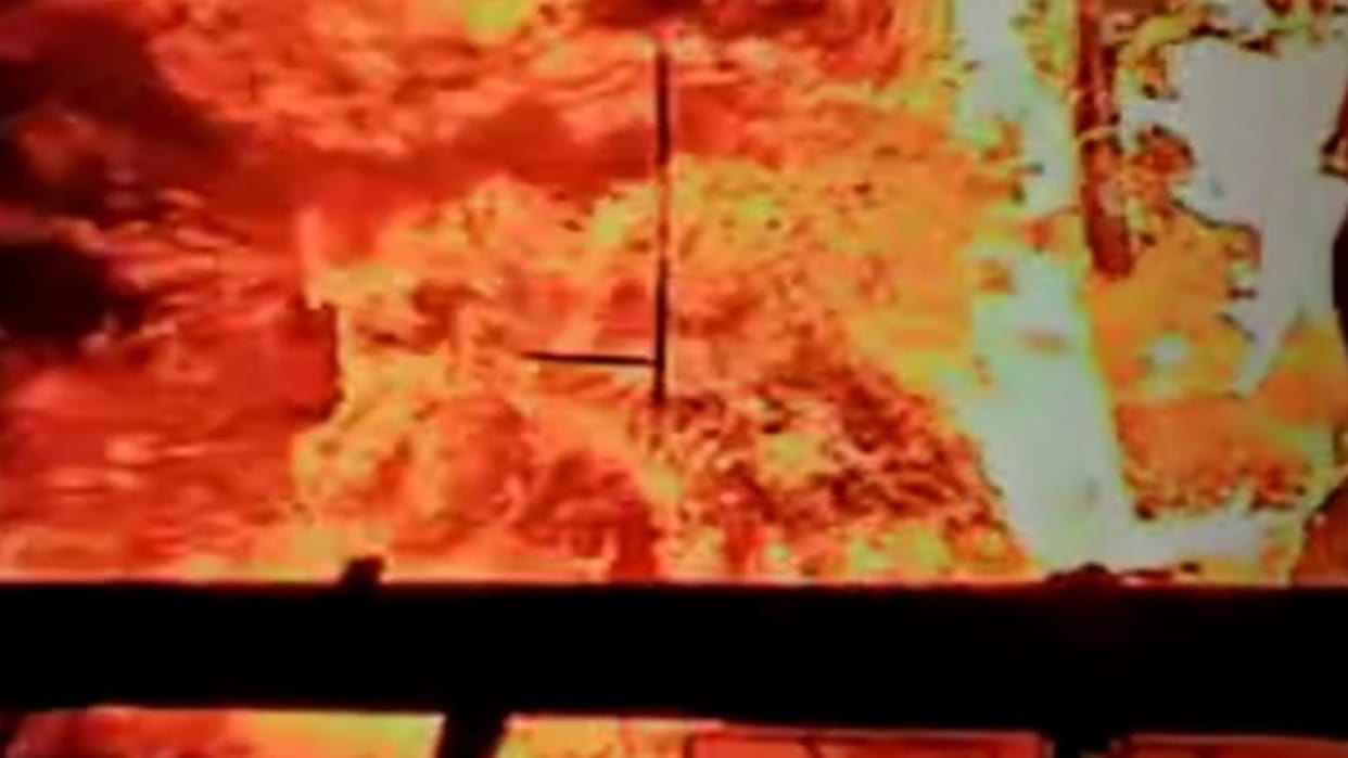 Fire broke out in grocery shop due to short circuit in nalanda