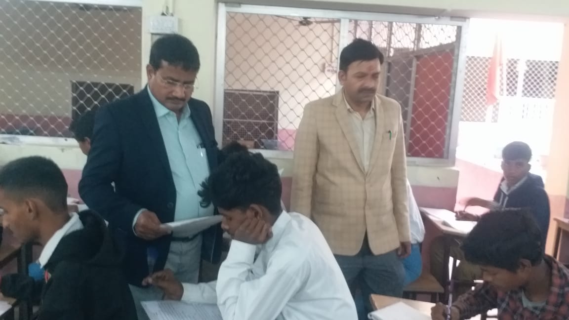 UP Board Exam 2024 Students welcomed with flower showers at exam centers of Varanasi