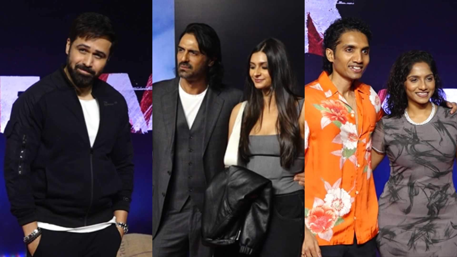 Crakk Screening Arjun Rampal Emraan Hashmi Kryslte Dsouza nora fathehi jamie lever star studded RED CARPET
