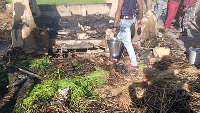 Three children burnt to death due to fire in a hut in Bareilly