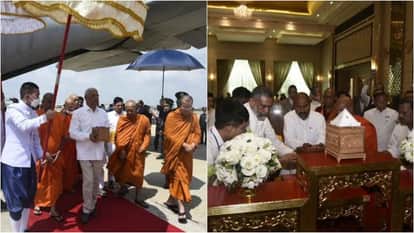 Thailand Lord Buddha Sacred relics enshrined Sanam Luang Royal Ground Bangkok Bihar Governor