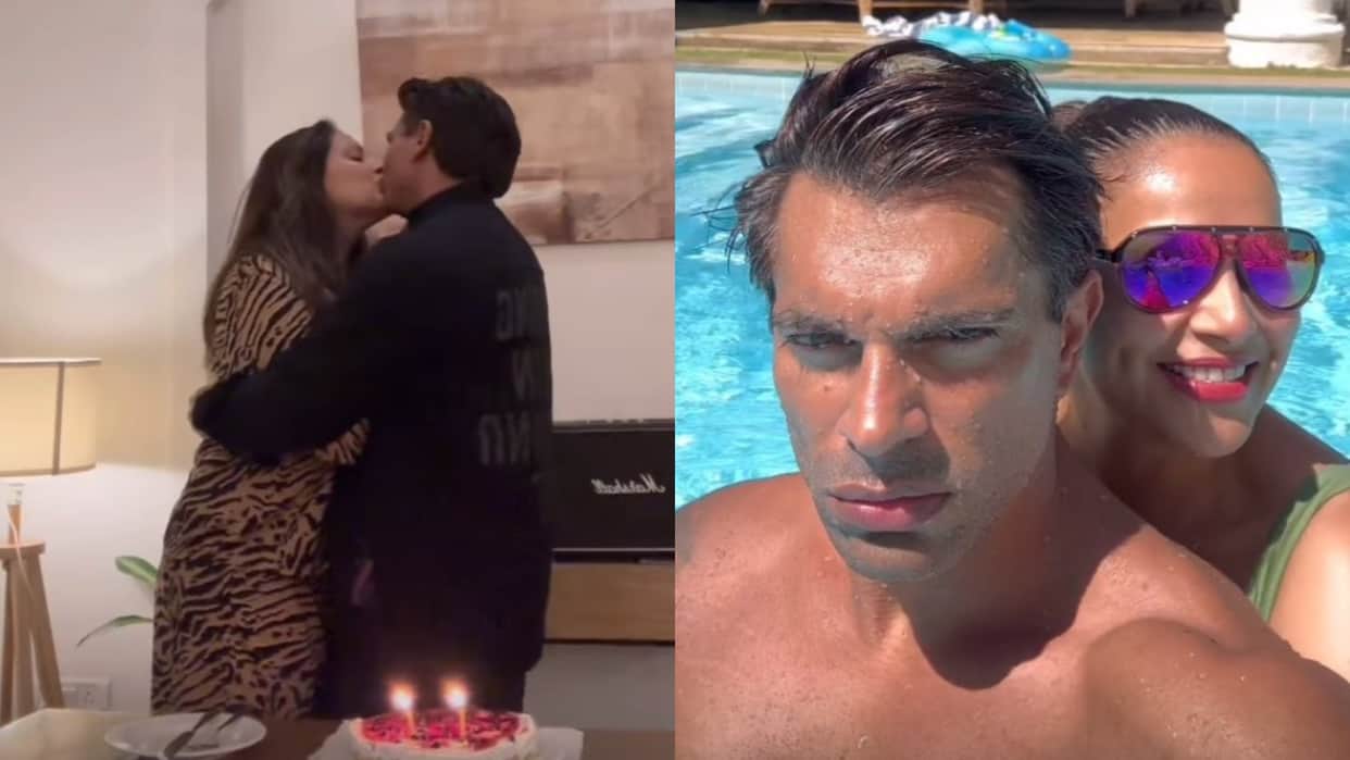 Bipasha Basu wished her husband and fighter actor karan singh grover on her birthday see video
