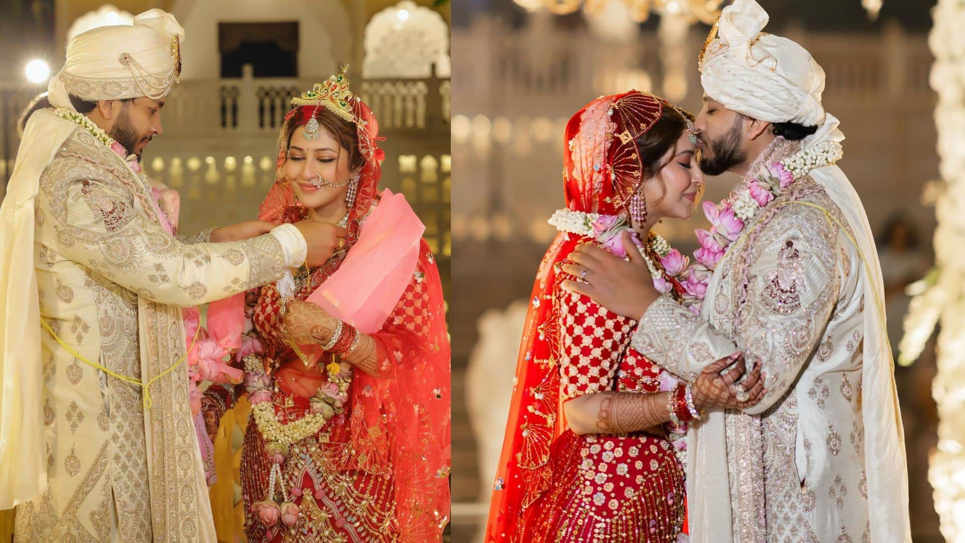 Wedding Look of Rakul preet singh divya agarwal sonarika bhadoria