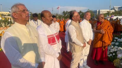 Thailand Lord Buddha Sacred relics enshrined Sanam Luang Royal Ground Bangkok Bihar Governor