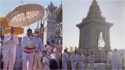 Thailand Lord Buddha Sacred relics enshrined Sanam Luang Royal Ground Bangkok Bihar Governor