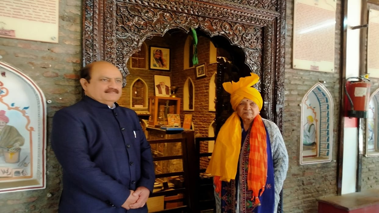 UP Governor Anandiben visited Dharmanagari, shared the experience of Ramlala Pran Pratistha