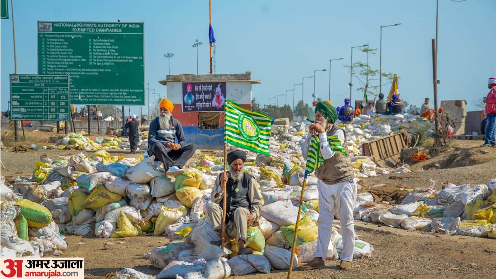 Kisan Andolan News: Haryana Punjab Shambhu Border Shambhu Border Permanent Huts Being Built With Iron Angles