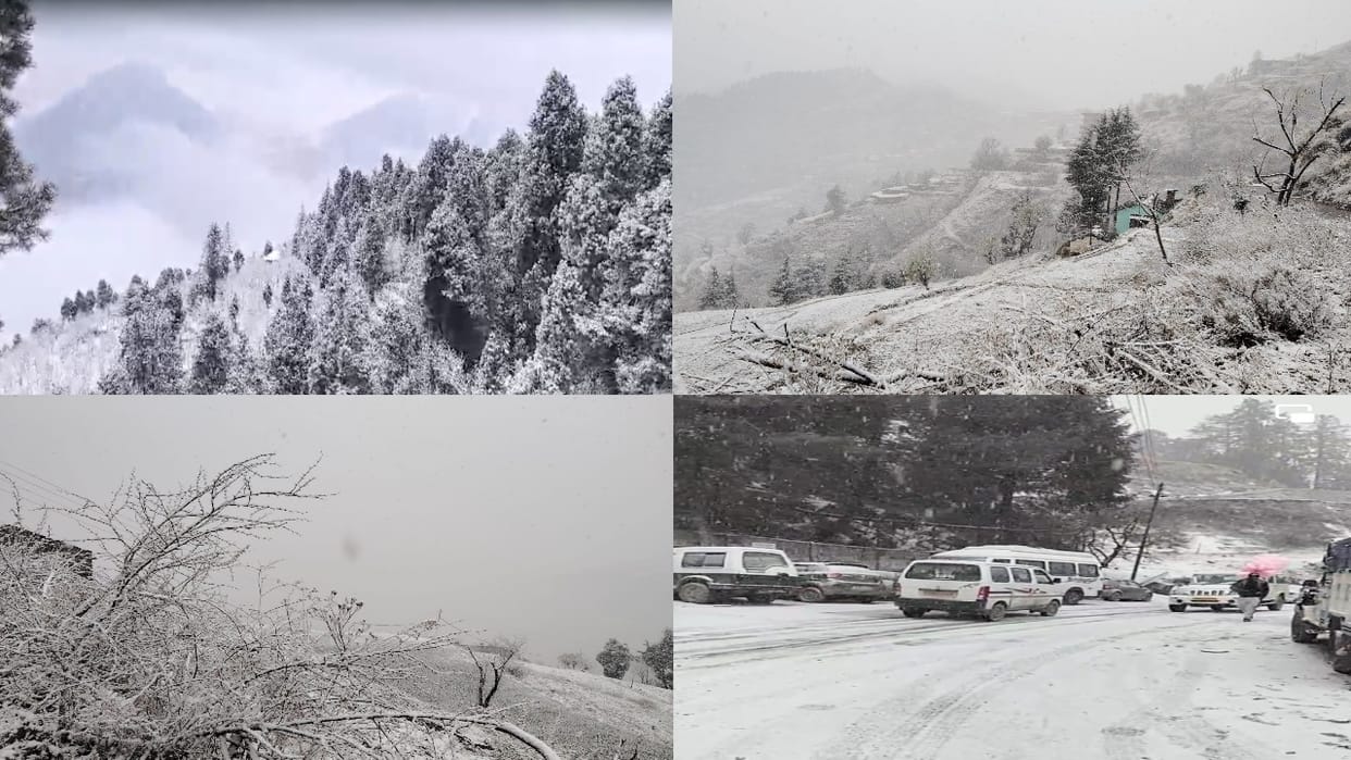 Himachal Weather: Fresh snowfall in Kinnaur, cold wave increases, minimum temperature in minus at six places