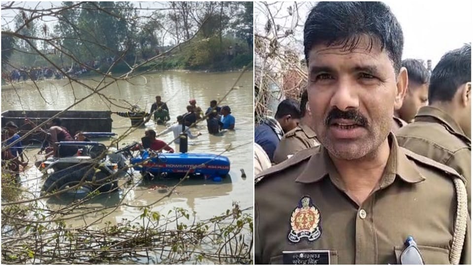 UP Police Constable Praveen Kumar showed bravery in Kasganj accident is being praised a lot