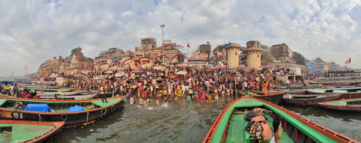 Magh Purnima 2024 devotees take dip of faith in ganga ghat of Kashi