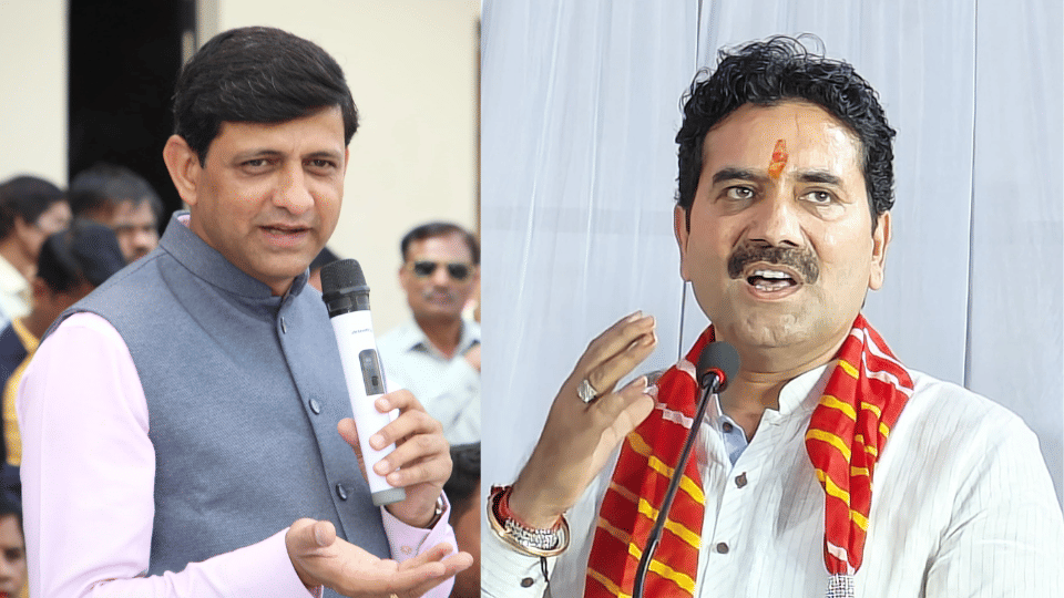 vidhayak golu shukla mayor pushyamitra bhargav nagar nigam officer controversy