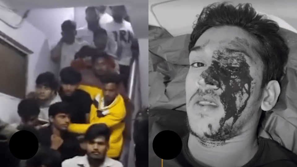 SGSITS College Senior students hit liquor bottle on junior's head