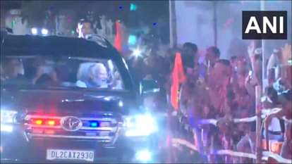 गुजरात पहुंचे प्रधानमंत्री मोदी, जामनगर में किया रोड शो; समर्थकों के बीच दिखा उत्साह (वीडियो ग्रैब)