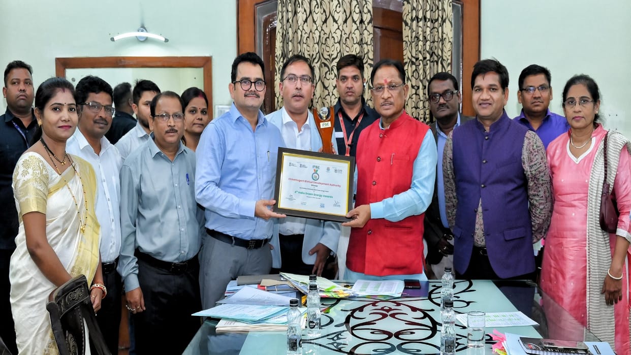 Chhattisgarh: Chhattisgarh Honored with Green Energy Award 2024, CM Sai expressed happiness