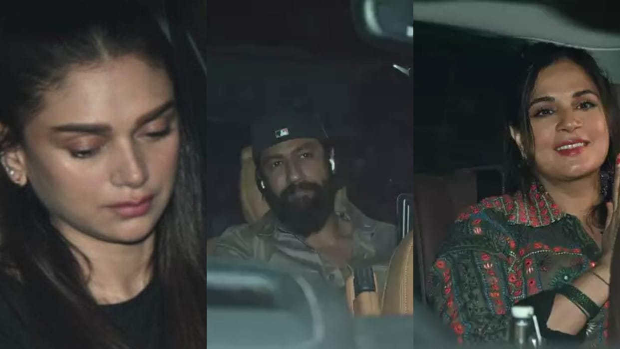Sanjay Leela Bhansali birthday bash Ranbir Kapoor Alia Bhatt Vicky Kaushal Richa Chadha Attended the party