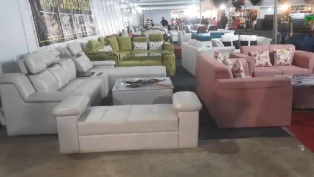 Shopping begins in the International Trade Fair, Rajwada Furniture dominates on the first day itself