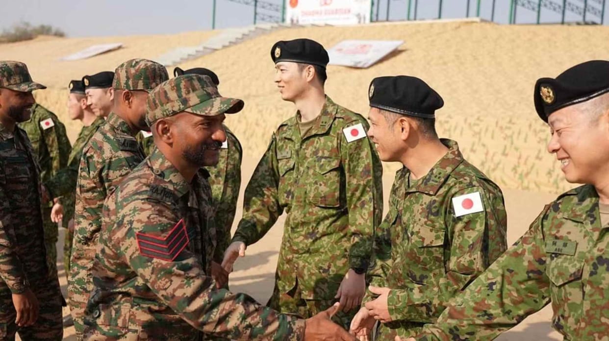 India and Japan kicked-off a two-week military exercise in Rajasthan's Mahajan field