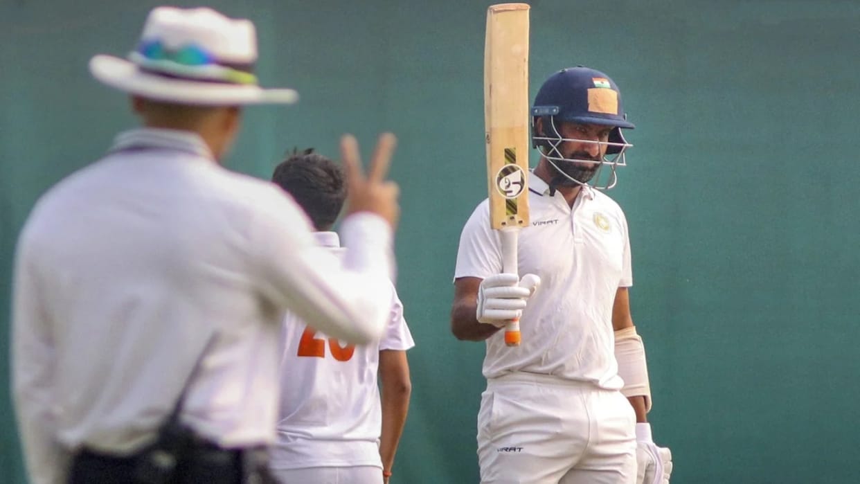 Cheteshwar Pujara scored 829 runs in Ranji Trophy 2023-24 season Saurashtra vs Tamil Nadu