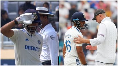 Video Dhruv Jurel scored first half-century of his Test career salute celebration style went viral