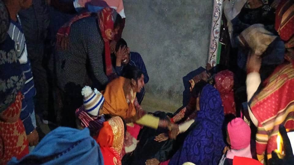 Kasganj Road Accident Dead Bodies reaches In Kasa Village Created Chaos