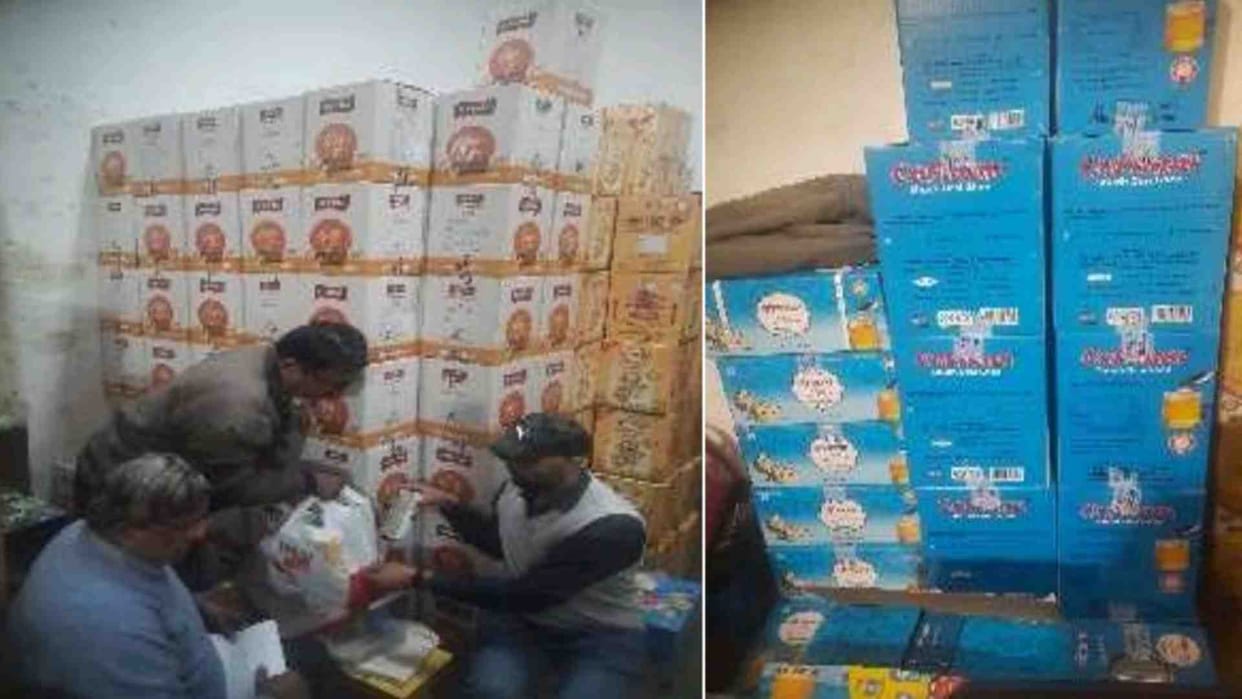 Jaipur: CID team raided the warehouse located in Mandore Mandi, Jodhpur.