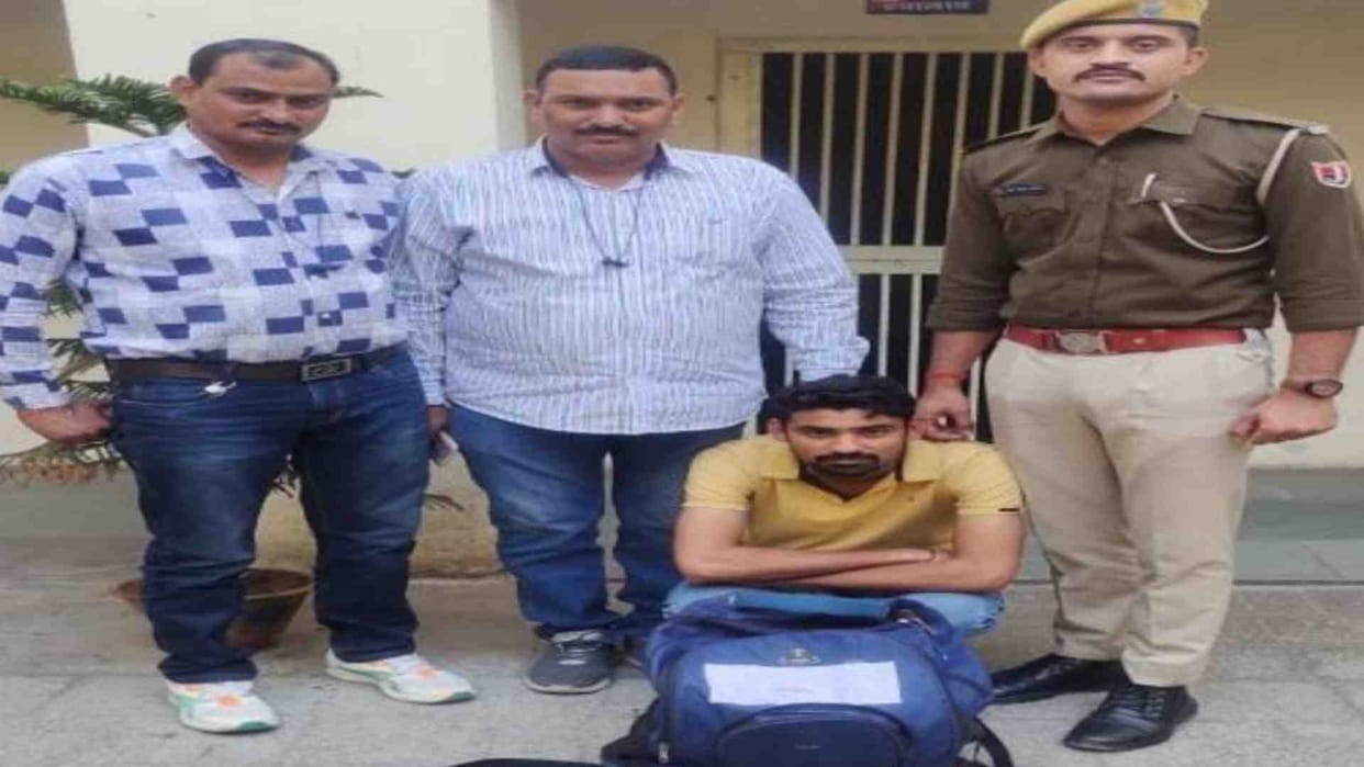 Ajmer GRP caught the youth with 14 kg silver jewelery
