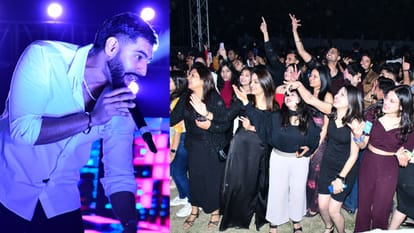 Aastha Gill and Parmish Verma performed at Invertis University Invertia 2024