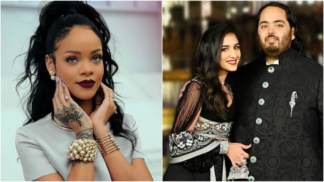 Rihanna arijit singh will perform in Nita Mukesh Ambani son Anant and Radhika Merchant Pre Wedding function