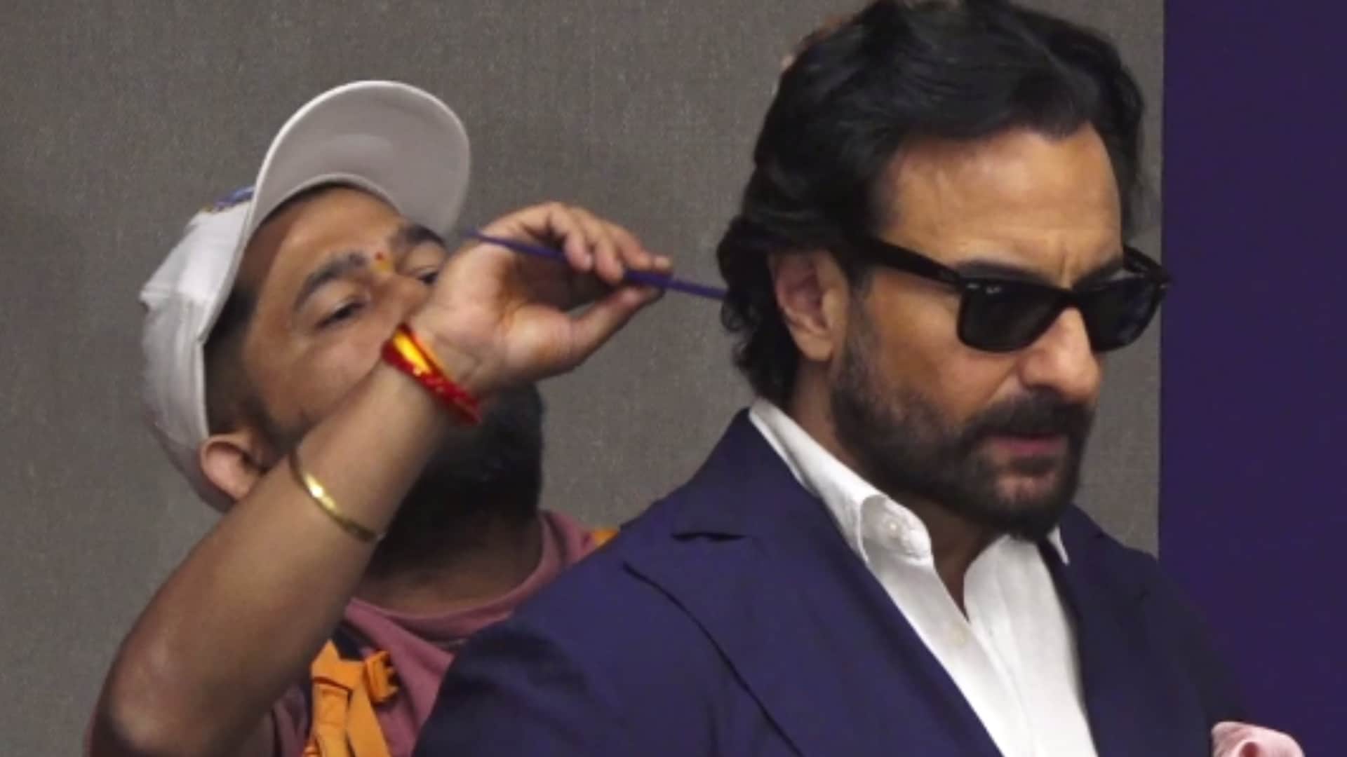 ISPL Auction Press Conferance tiger of kolkata owner Saif ali khan Manjhi mumbai Abhishek bachchan