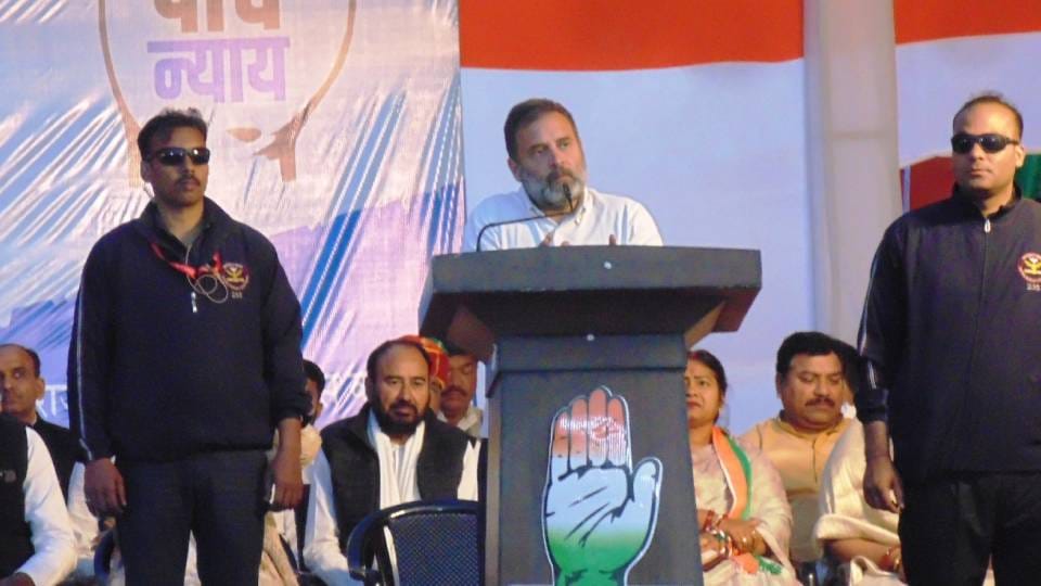 Bharat Jodo Nyay Yatra has reached Dholpur from Agra from here Rahul Gandhi has returned to Delhi