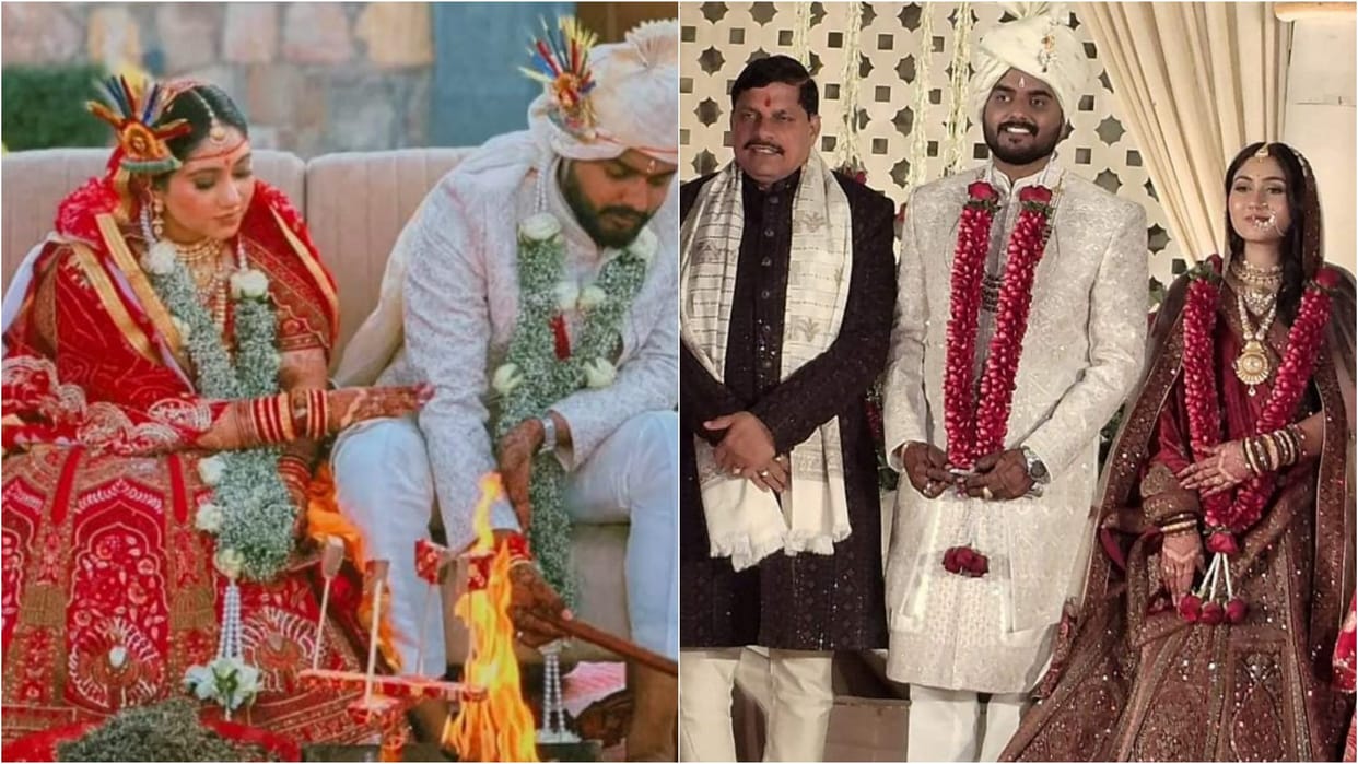 Vaibhav Yadav Wedding: Marriage of CM Mohan Yadav's son Vaibhav Yadav completed; See wedding photos