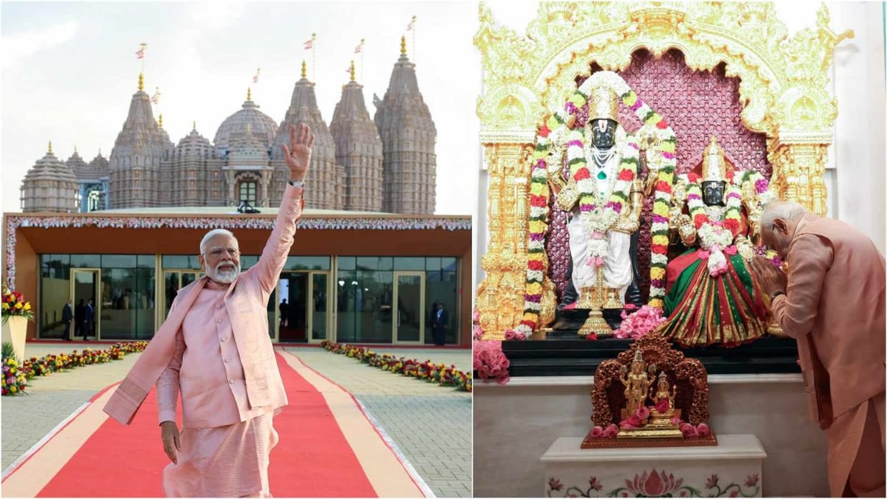 UAE Abu Dhabi Hindu Temple means Arab Countries