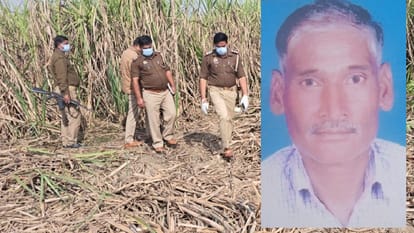 मुरादाबाद में मर्डर: गला रेतकर किसान को मार डाला, शव गन्ने के खेत में फेंका, 14 दिन बाद बरामद हुआ कंकाल Moradabad: Farmer killed by slitting his throat, body thrown in sugarcane field