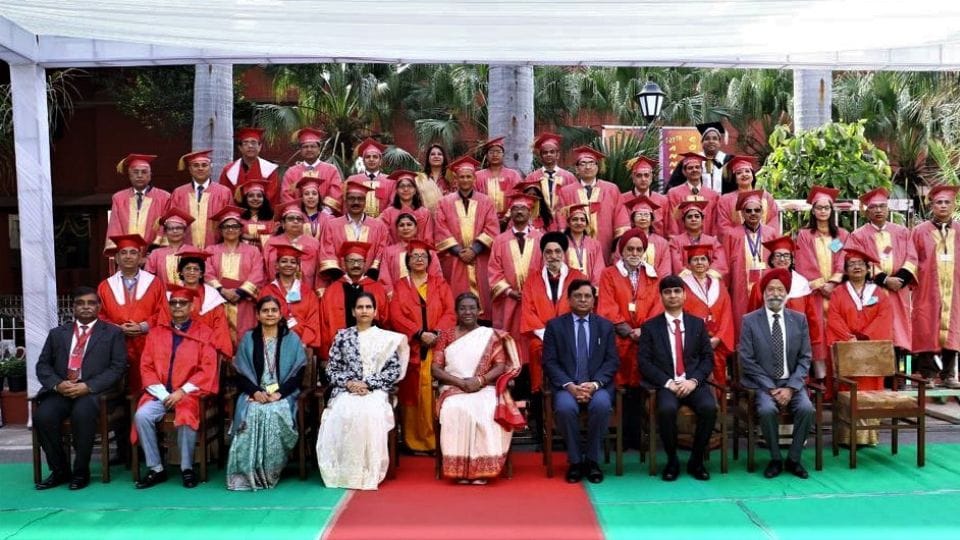 President Draupadi Murmu addresses students at 107th Annual Day and Convocation Ceremony