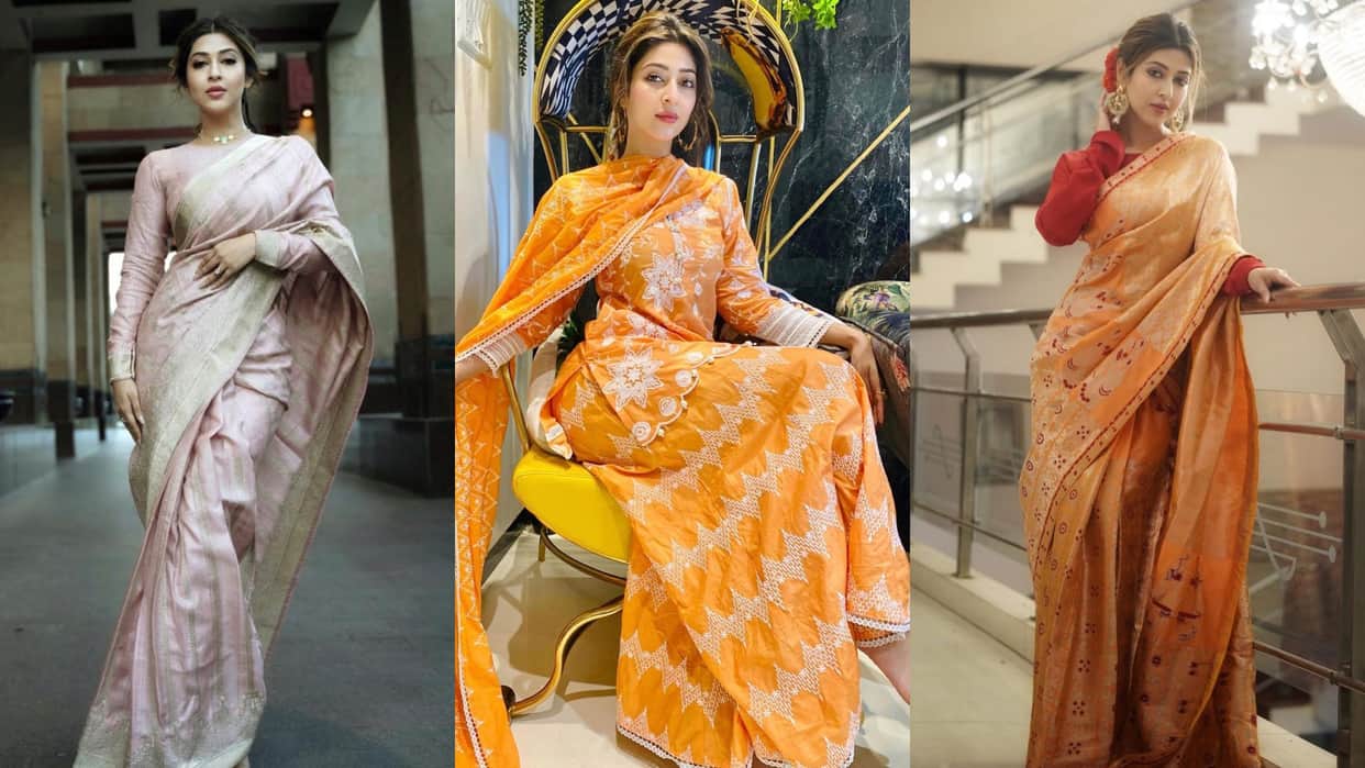 Mahashivratri 2024 suit and saree inspired by TV actress Sonarika Bhadoria