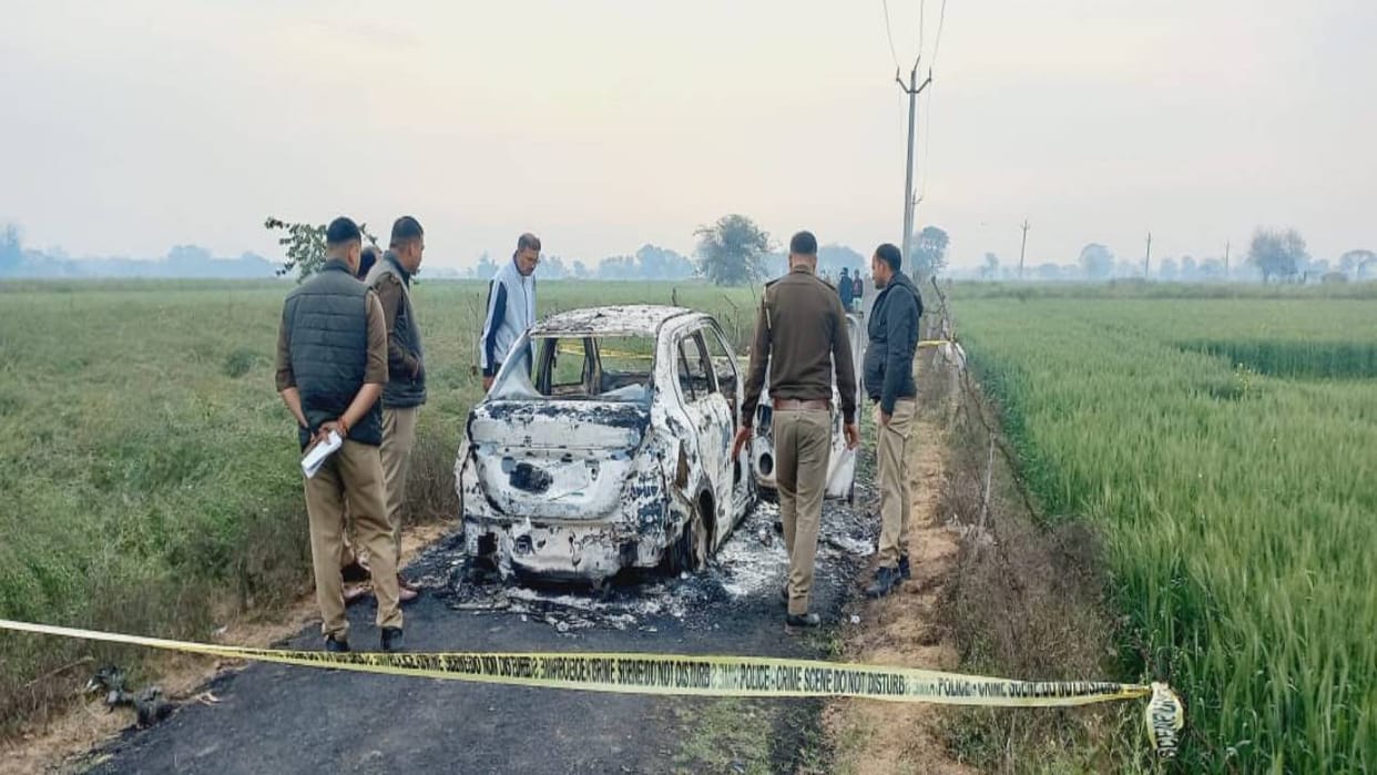 Police arrested historysheeter accused of burning transporter to death in Mathura
