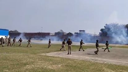 Police conducted mock drill to deal with emergency in police line bareilly